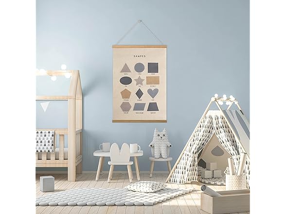 Bon et Beau Embroidered Shape Poster