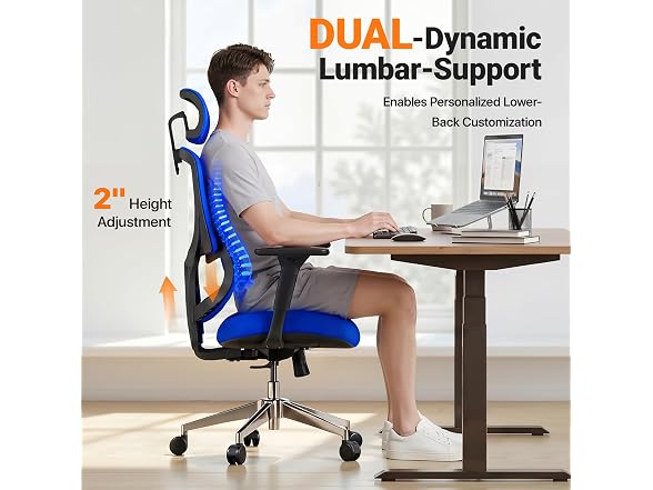 Jacia 400lb Big & Tall Mesh Office Chair
