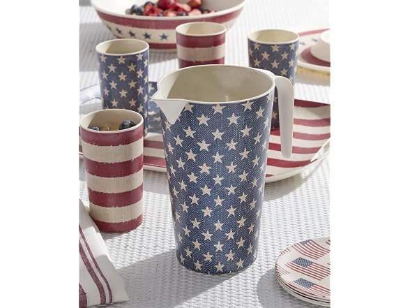 Oneida Vintage Americana Melamine 4th of July Pitcher, 32oz 