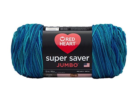 RED Heart Super Saver Jumbo Yarn, Macaw