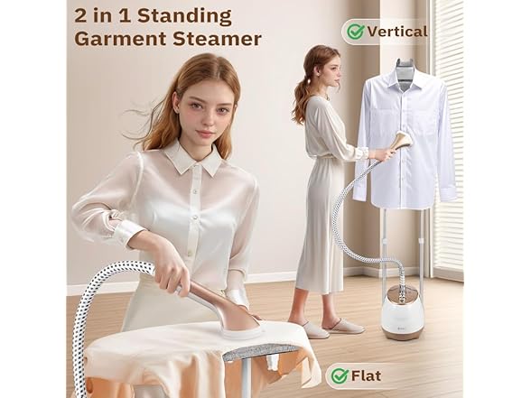 HAPAIS 1800W Standing Garment Steamer