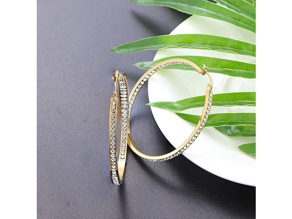 Womens 40mm Hoop Earrings