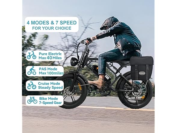 Tamobyke V20Pro E-Bike Adults 7 Speed