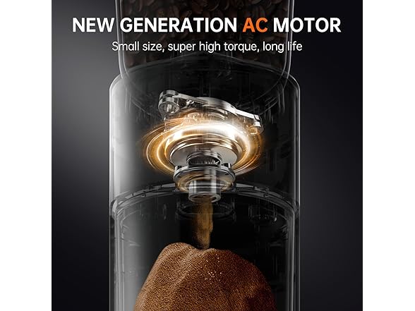 Anti-static Conical Burr Coffee Grinder