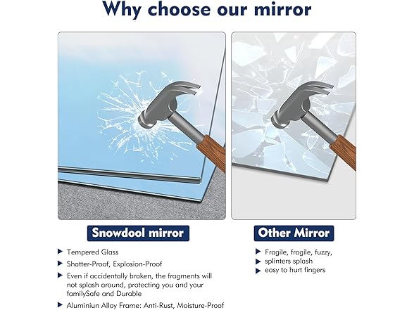 56''x16'' 3PCS Mirrors for Home Gym