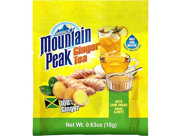 Jamaica Mountain Peak Ginger Instant Tea 10 Sachets