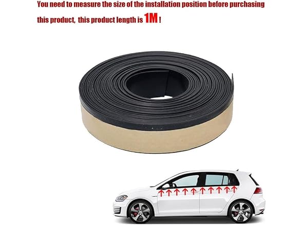 Generic APP-Auto-140 (2 Pack) Car Window Rubber Sea