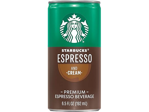 12PK Starbucks Espresso & Cream, 6.5 Fl Oz Cans
