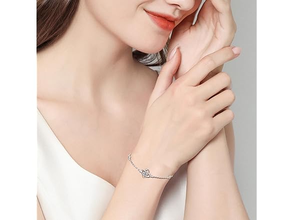 Onlyfine Clover Bracelet Pink