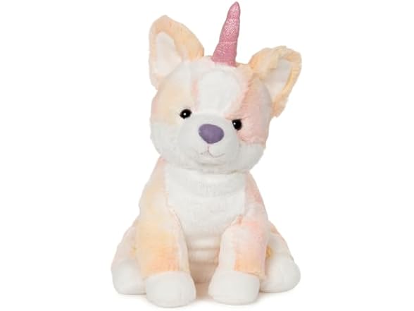 GUND Glamour Corgicorn Plush Stuffed Unicorn Corgi Dog