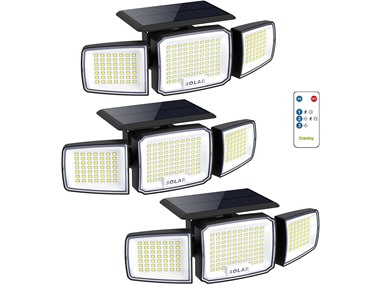 $19.99, Was $29.99, 33% Off! DAMINY Solar Security Light with Radar Motion Sensor dealfomo