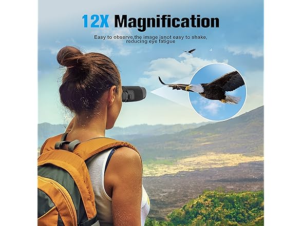 retulgie 12x25 Binoculars for Adults