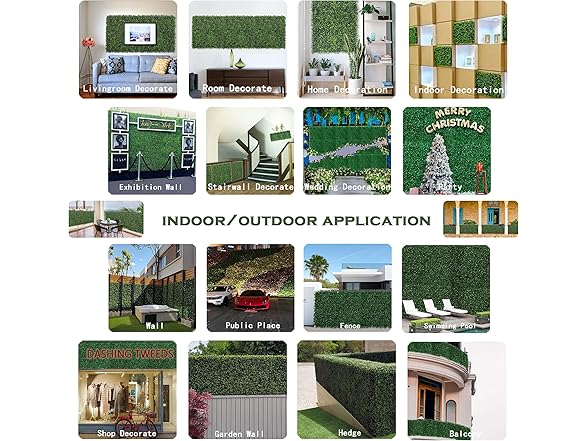 40"x120" Grass Wall Panels