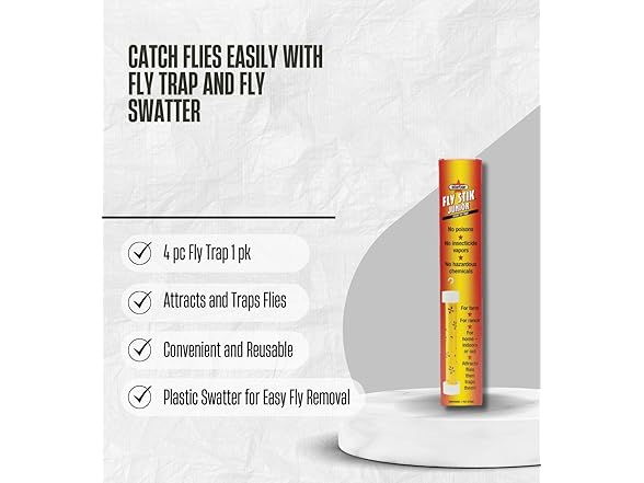GROVE 4X Starbar Fly Sticky Fly Trap Bundle