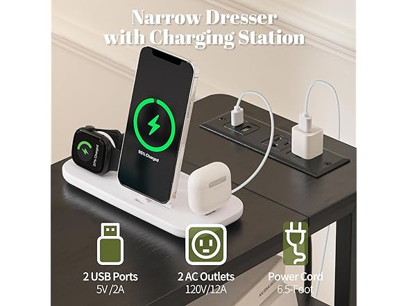 Yoobure narrow nightstand