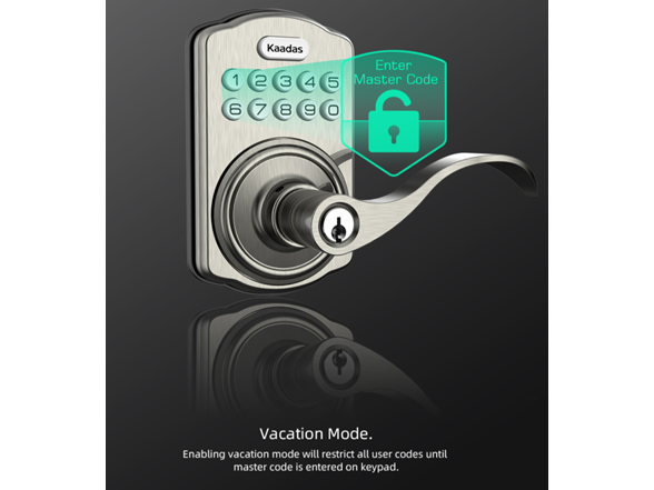 Kaadas KS04 Lever Lock with Key and Keypad