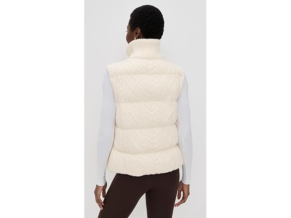 Varley Women's Irina Cable Knit Vest, Eg