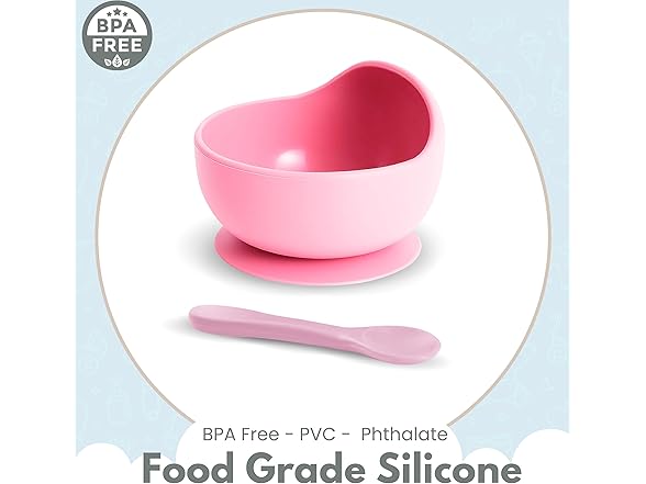 Xabono Baby Suction Bowls with Spoon