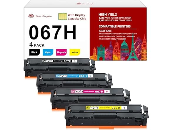 Toner Kingdom Canon 067H Toner Cartridge
