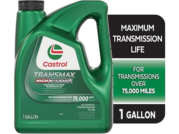 Castrol Transmax ATF Green High Mileage Transmision Fluid