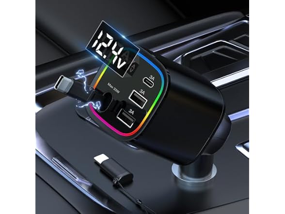 78W 4 in 1 Fast Car Phone Charger