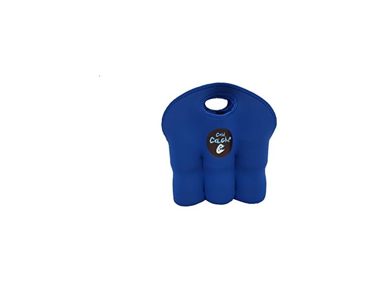 Cold Cache Bottle Can Cooler Insulated 6 Pack Tote