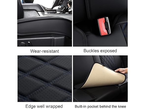 MIROZO 2PCS Front Seat Covers, Waterproof