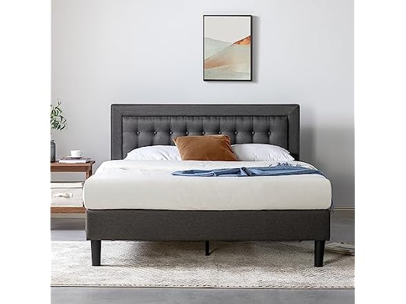 Zinus Dachelle Upholstered Platform Bed Frame