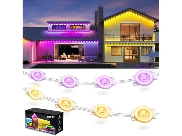 Fussion 400ft Permanent Outdoor Lights
