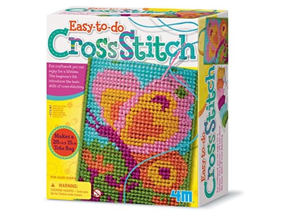 4M Cross Stitch Kit, Multicolor