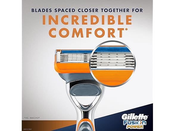 Gillette Fusion Power Men's Razor Blade Refills, 8 Count