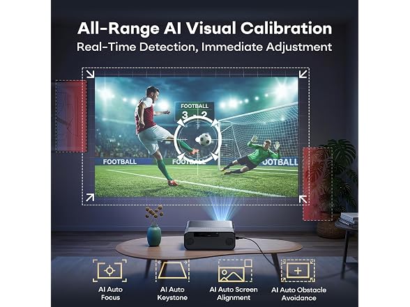 Boldever 4K Google TV Smart Projector