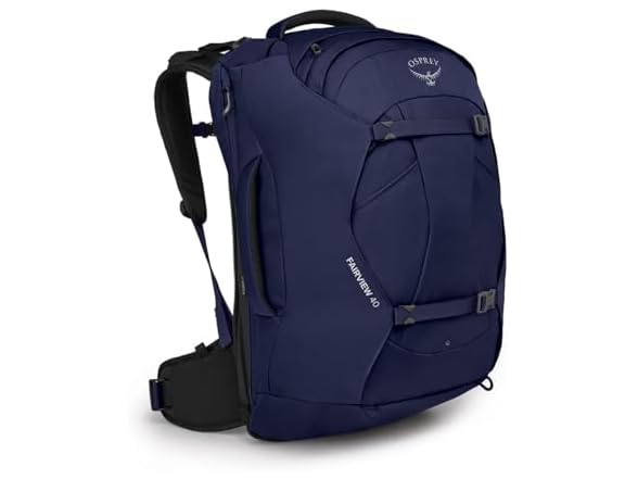 Osprey 10003686 Fairview 40LWomen's Travel Backpack, Navy (Open Box)
