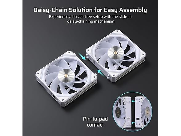 LTC CF-121D 120mm PC Case Fan, ARGB