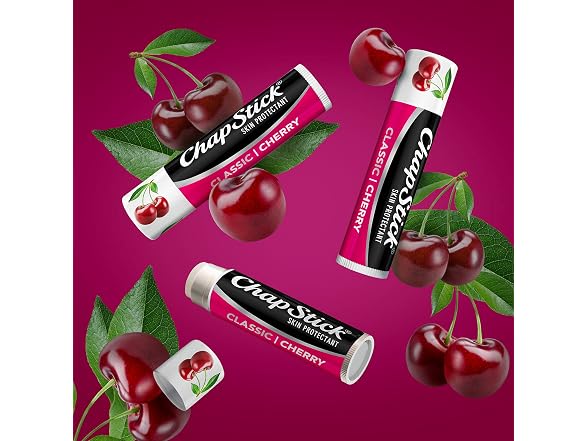 ChapStick Classic Lip Balm Cherry 3pk