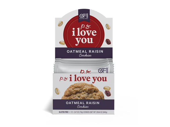 (12ct) Soft-baked Oatmeal Raisin Gluten-free Cookies