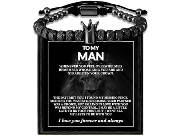 Bracelet  to My Man Gift Bracelet