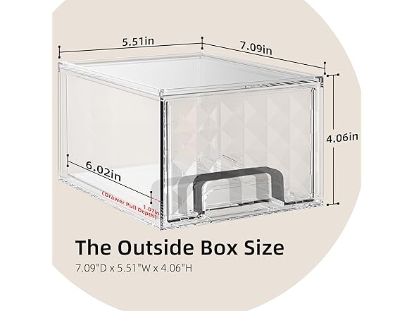 Delamu 4 Stackable Drawers