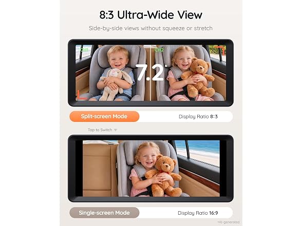 Babyvue BV3PRO Dual Car Baby Monitor