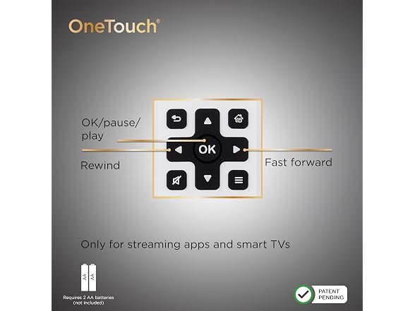 UltraPro BigEZ OneTouch Big Button Universal TV Remote