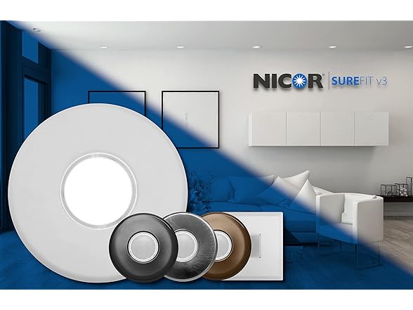 SureFit(v3) LED Flush Mount Ceiling Light, 3000K