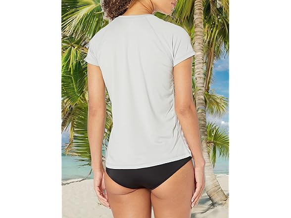 Kanu Surf Women's Rashguard Grey/White (XL)