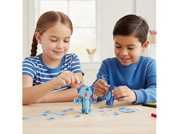 Fun Express Patriotic Dog Craft Roll Craft Kit
