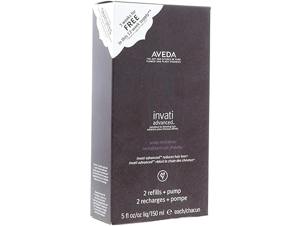 Aveda Invati Advanced Scalp Revitalizer Duo Pack Total of 10 oz