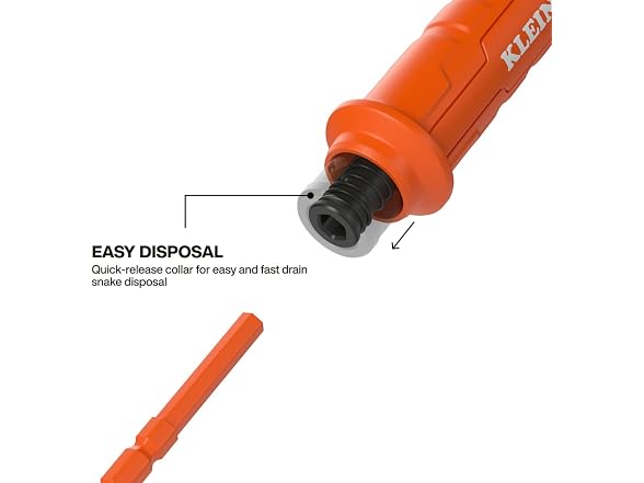KLEIN TOOLS Drain Snake Auger Hair Clog Removal Tool, 3Pk