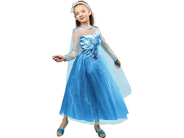 Rubies Snow Princess Costume Dress for (X-Small)