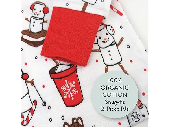 HonestBaby Holiday PJs (12M)