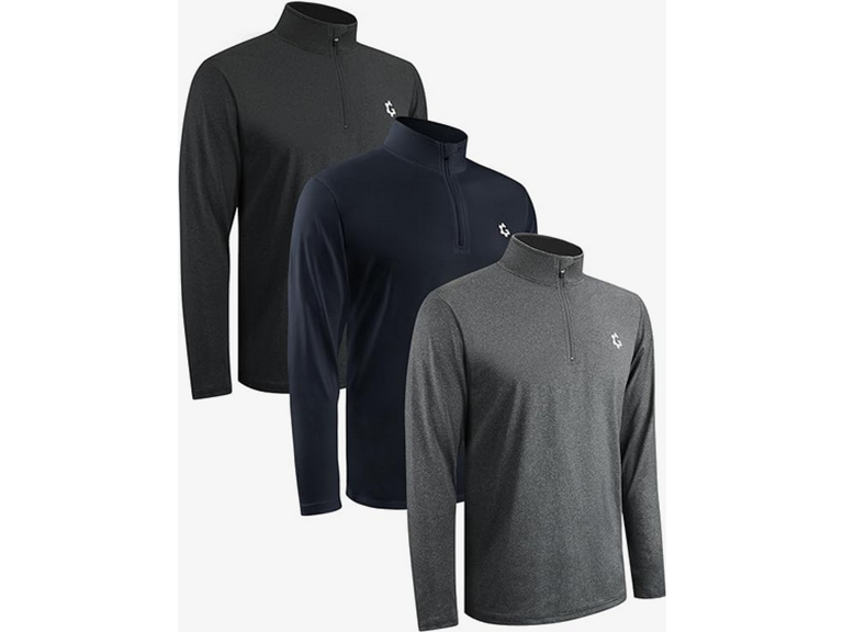Quarter Zip Pullover Men 1/4 Zipper - XL - Gallery 14