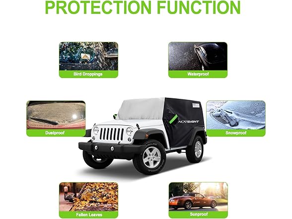 NOVSIGHT 2 Doors Cab Cover
