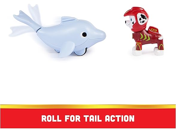 Paw Patrol, Aqua Pups Marshall and Dolphin